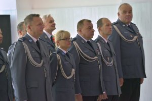 uczestnicy obchodów święta policji