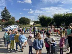 spotkanie policjantów z przedszkolakami