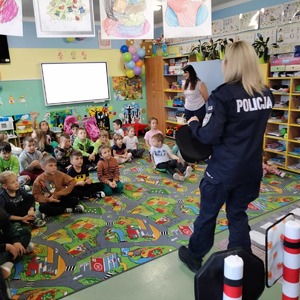 Spotkanie policjantów z dziećmi