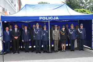 święto policji w KPP Świdnik - uroczysty apel