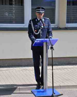 święto policji w KPP Świdnik - uroczysty apel