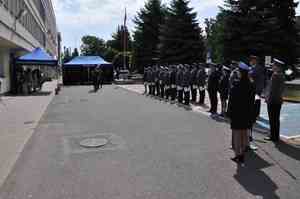 święto policji w KPP Świdnik - uroczysty apel