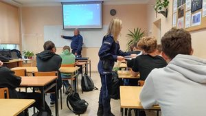 spotkanie z uczniami w sali