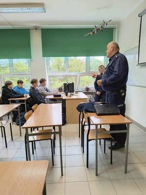 spotkanie z uczniami w sali