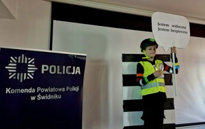 uczestnik konkursu moda na odblaski